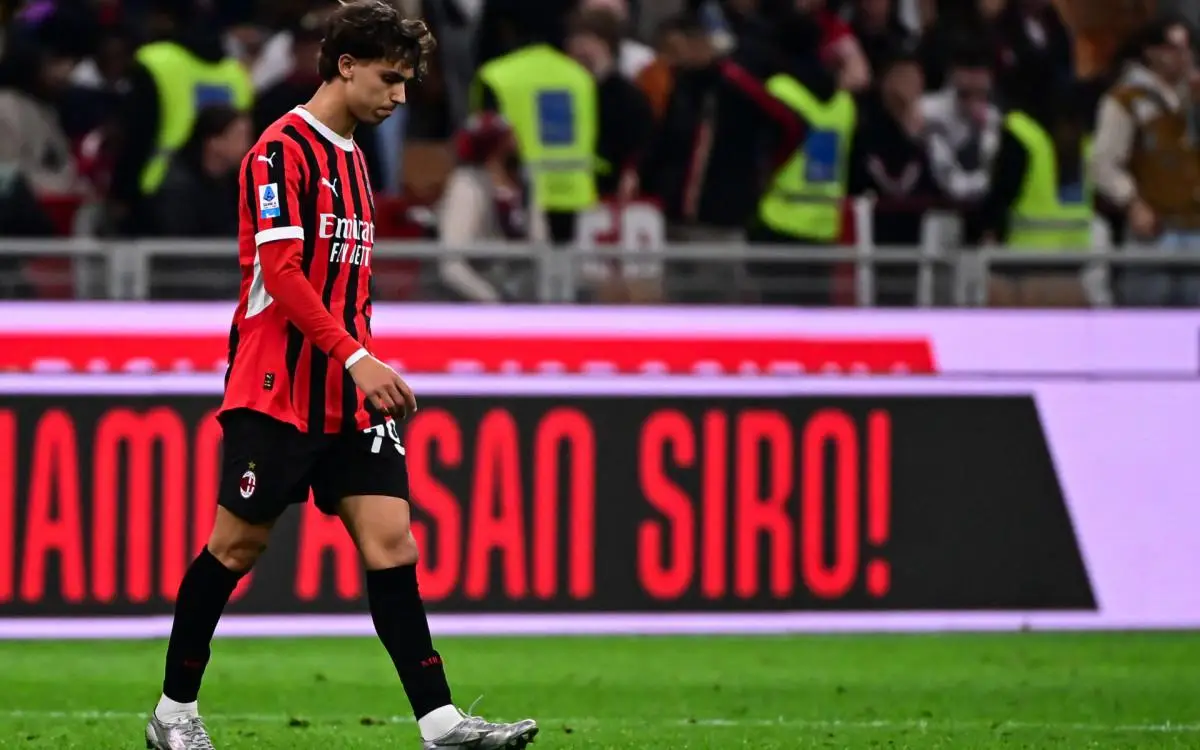 João Félix em jogo do Milan