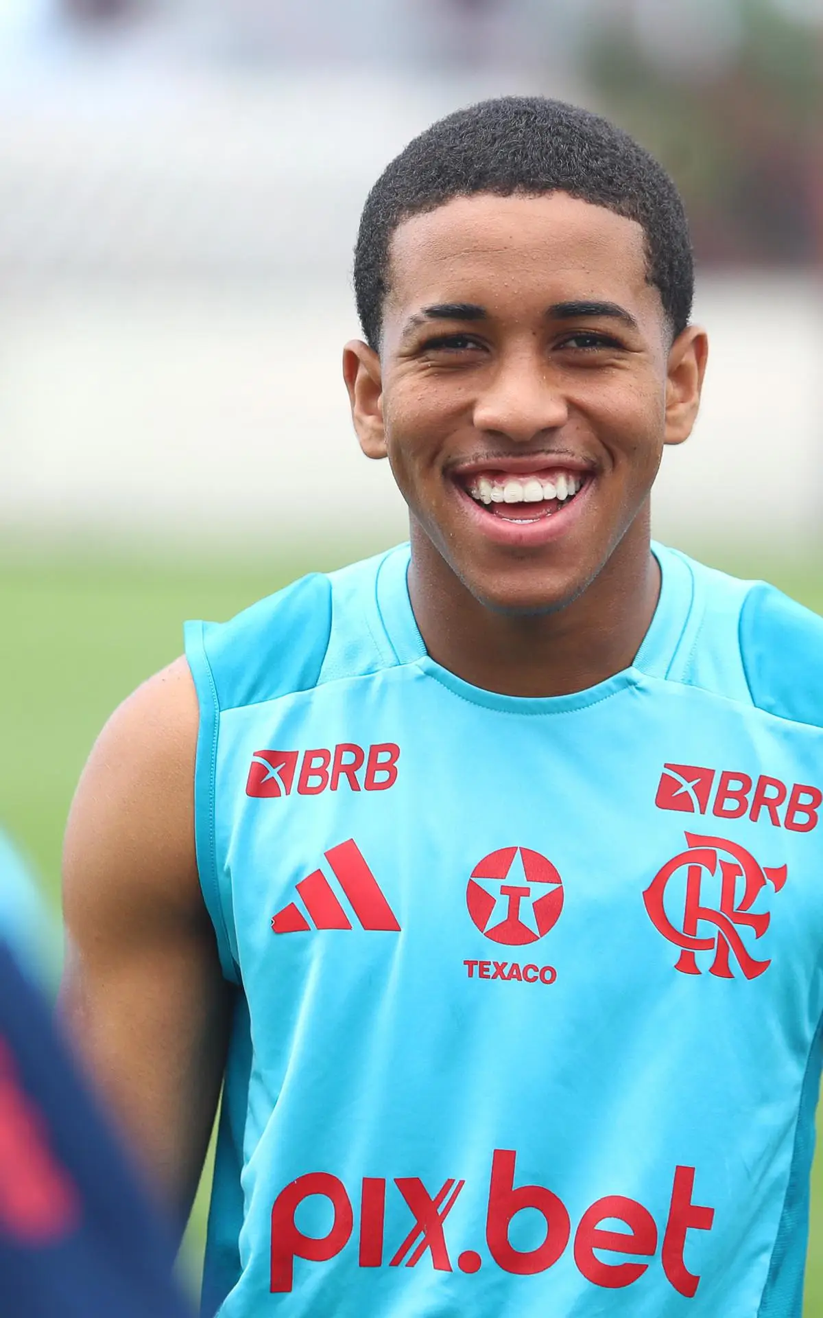 Joshua em treino do Flamengo