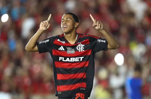 Joshua estreia com gol em Botafogo-PB x Flamengo (Foto: Gilvan de Souza/Flamengo)