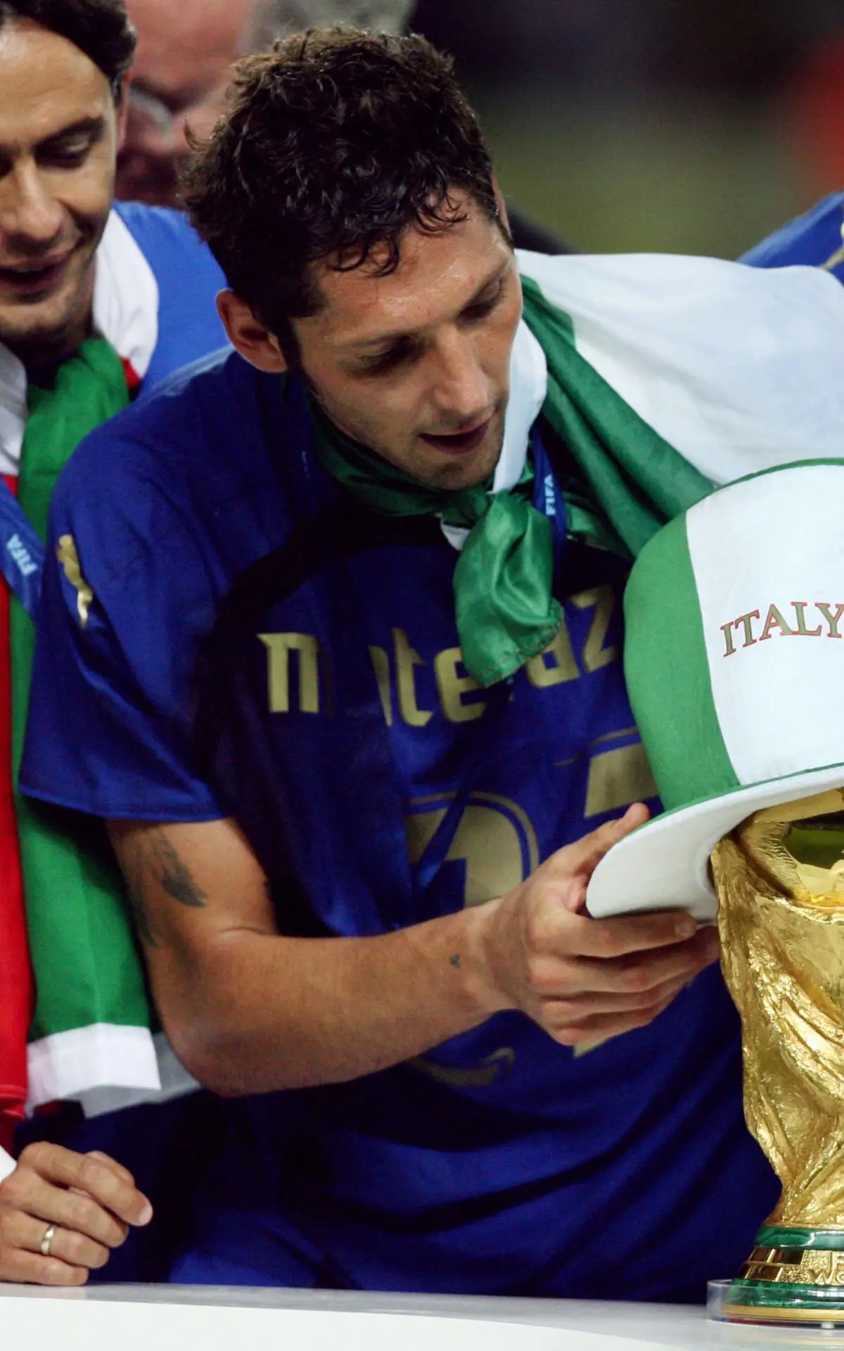 Marco Materazzi foi campeão do mundo pela Itália em 2006