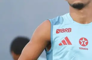 Matheus Gonçalves em treino do Flamengo (Foto: Divulgação / Flamengo)