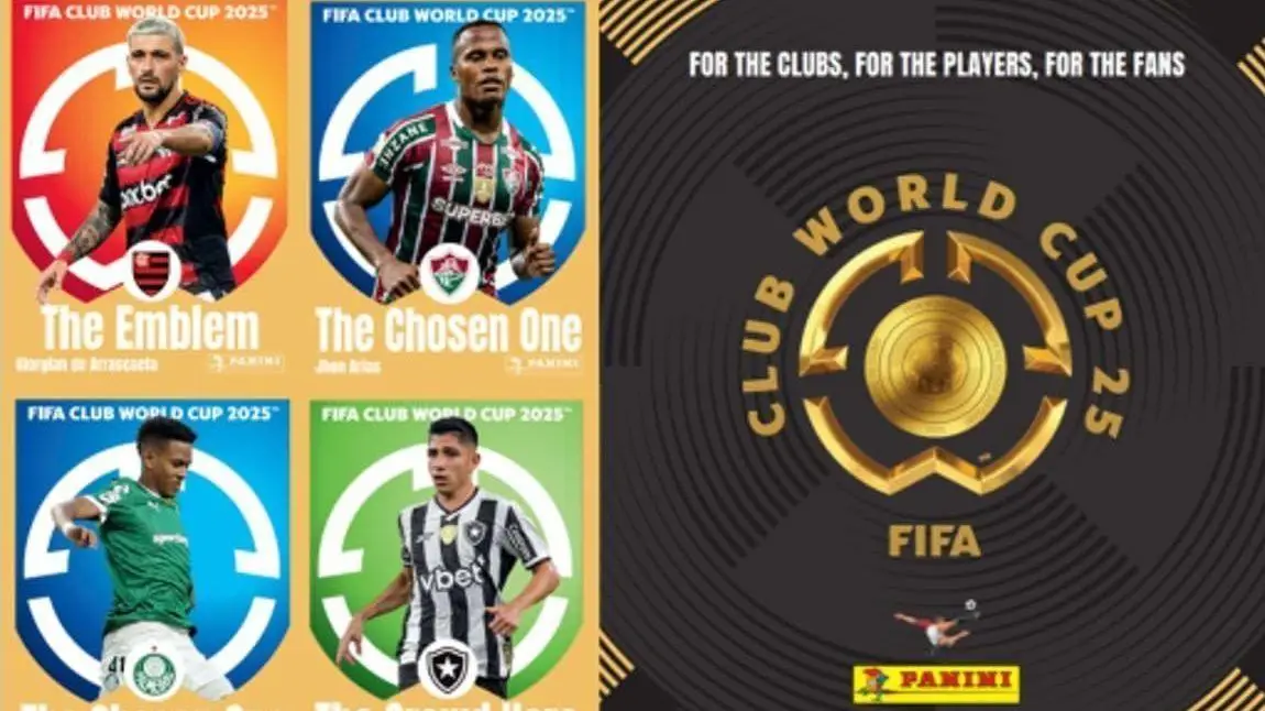 O álbum de figurinhas do Mundial de Clubes será produzido pela Panini• Divulgação/Panini