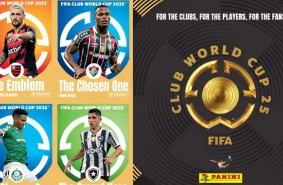 O álbum de figurinhas do Mundial de Clubes será produzido pela Panini• Divulgação/Panini (Foto: Divulgação/Panini)