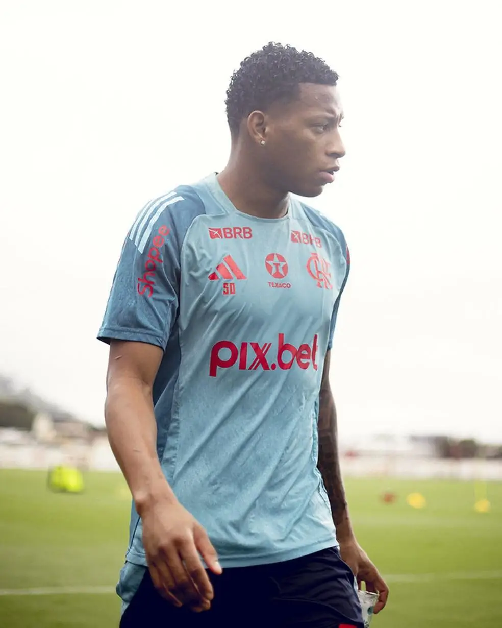 Plata em treino do FLamengo
