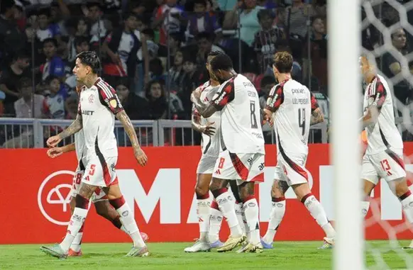 Time do Flamengo (Foto: Divulgação/Libertadores)