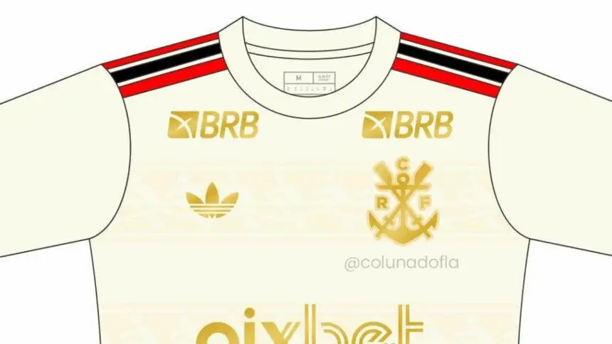 Veja detalhes da camisa 3 do Flamengo para 2025