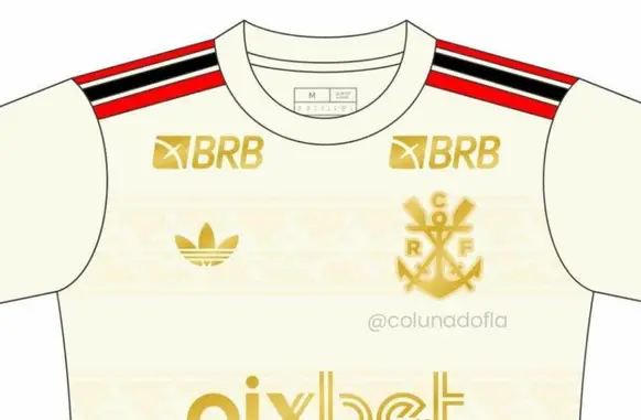 Veja detalhes da camisa 3 do Flamengo para 2025 (Foto: Divulgação)