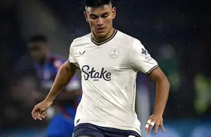 Alcaraz em atuação pelo Everton (Foto: Reprodução/Instagram)