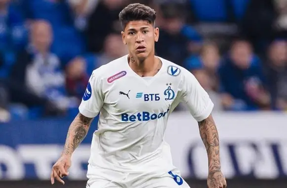 Alvo do Flamengo, Carrascal em ação no Dinamo de Moscou (Foto: Divulgação)