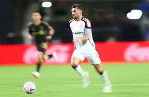 Arrascaeta contra o LA FC (Foto: Divulgação / Flamengo)