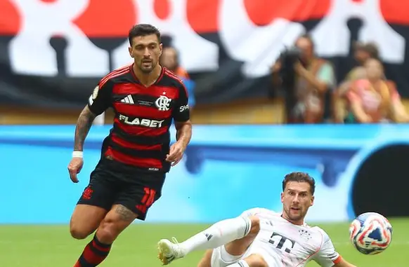 Arrascaeta em jogo do Flamengo nos EUA (Foto: Gilvan de Souza/Flamengo)