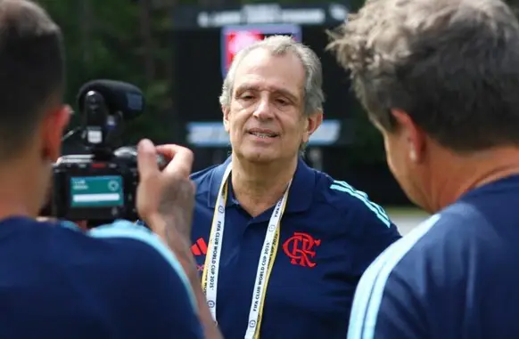 Bap, presidente do Flamengo (Foto: Gilvan de Souza/Flamengo)