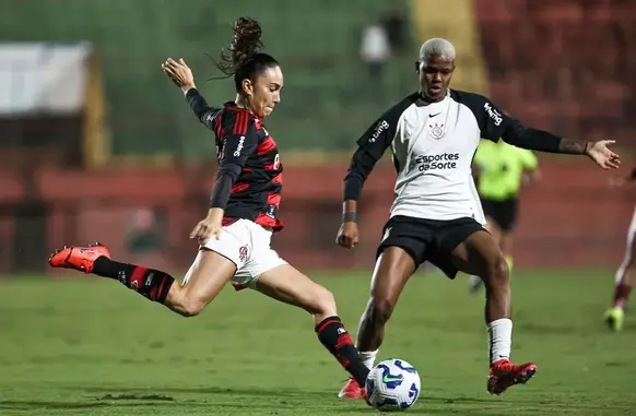 Corinthians x Flamengo, Brasileirão Feminino (Foto: Rebeca Reis/ Staff Images Woman/ CBF)