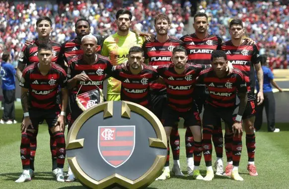 Elenco do Flamengo (Foto: Gilvan de Souza/Flamengo)