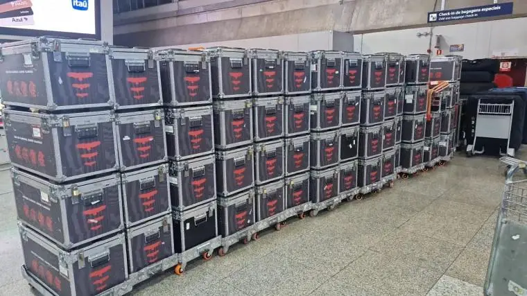 Equipamentos e materiais levados pelo Flamengo para os EUA