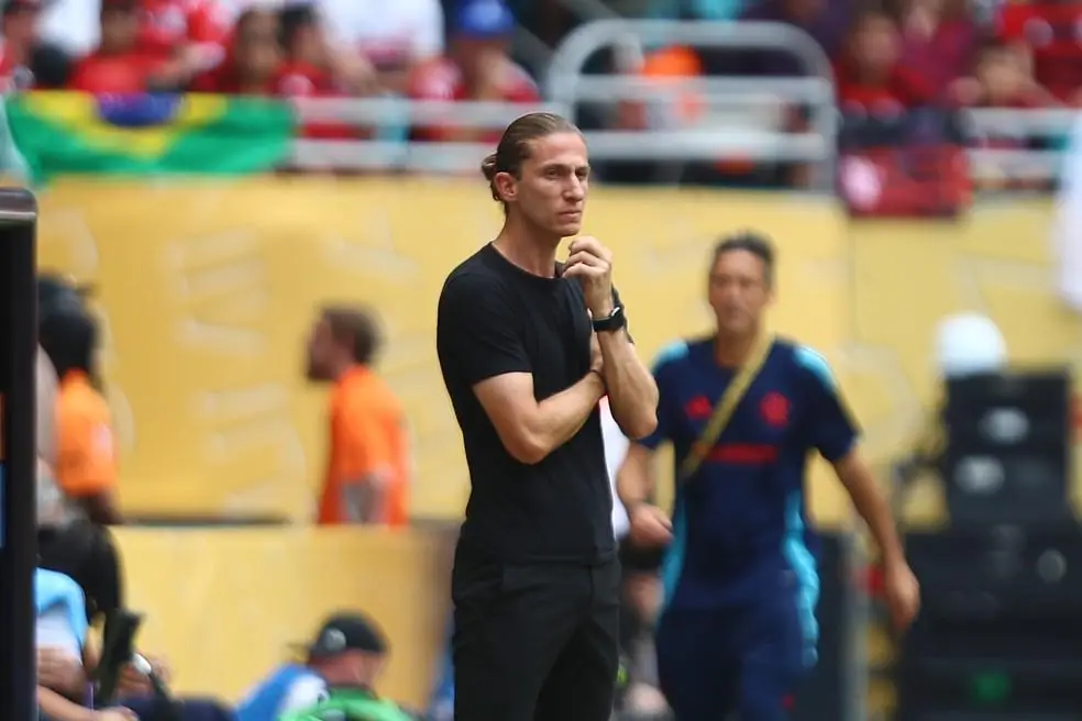 Filipe Luís em Flamengo x Bayern de Munique