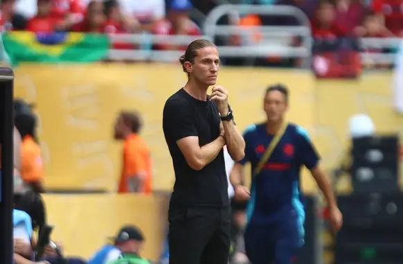 Filipe Luís em Flamengo x Bayern de Munique (Foto: Gilvan de Souza/Flamengo)