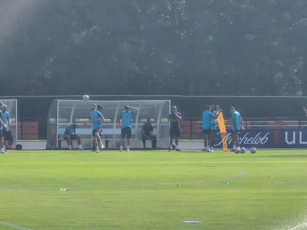 Flamengo faz primeiro treino nos Estados Unidos