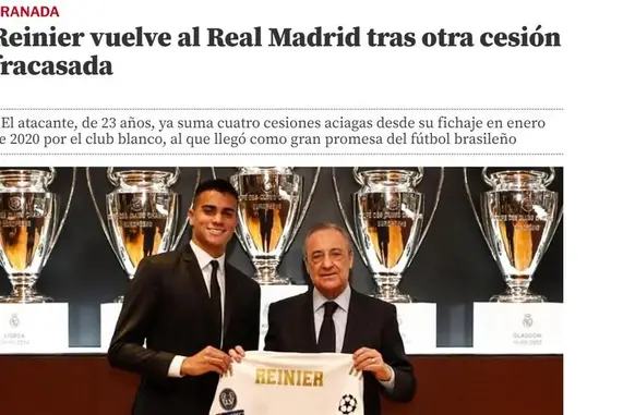 Reinier (Foto: Reprodução/Mundo Deportivo)