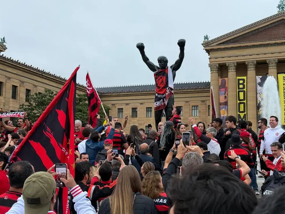 Torcida do Flamengo na Filadélfia