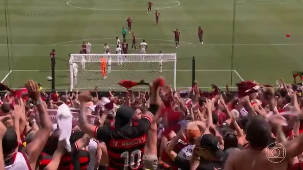 Torcida do Flamengo no Financial Field contra o Chelsea