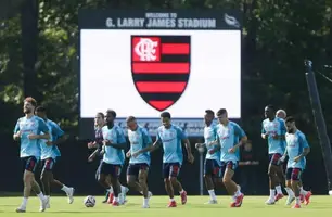 Treino da equipe do Flamengo nos EUA (Foto: Gilvan de Souza/ Flamengo)