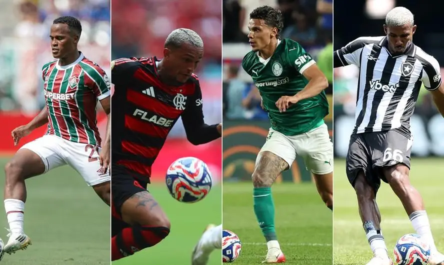 Arias, Wesley, Richard Ríos e Cuiabano