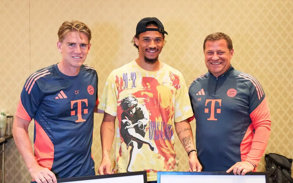 Bayern de Munique homenageou Sané