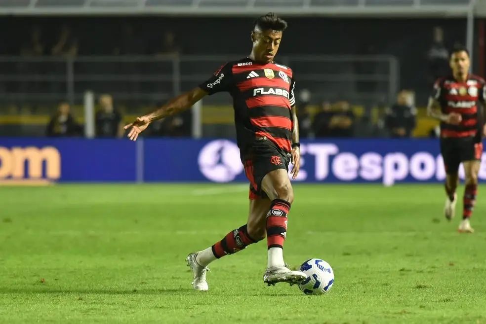 Bruno Henrique em ação pelo Flamengo