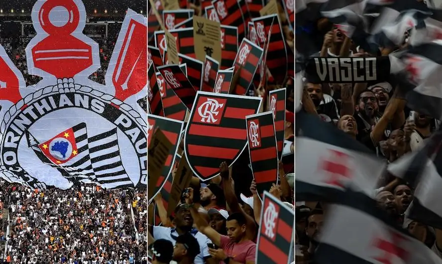 Corinthians, Flamengo e Vasco