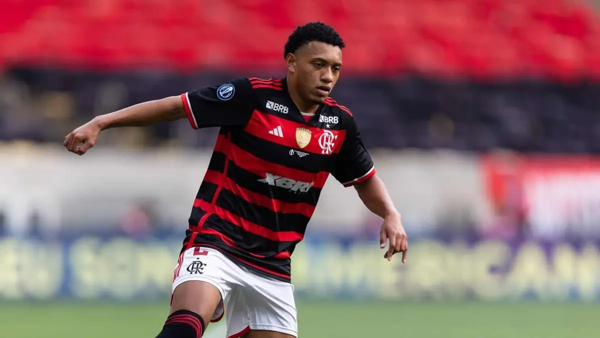 Daniel Sales em ação pelo Flamengo