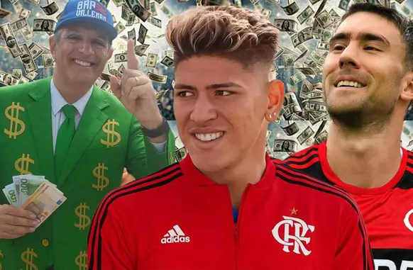 Flamengo pode ter quase R$ 700 milhões para se reforçar em 2025 (Foto: Montagem Canal do Youtube Resenha Rubro Negra)