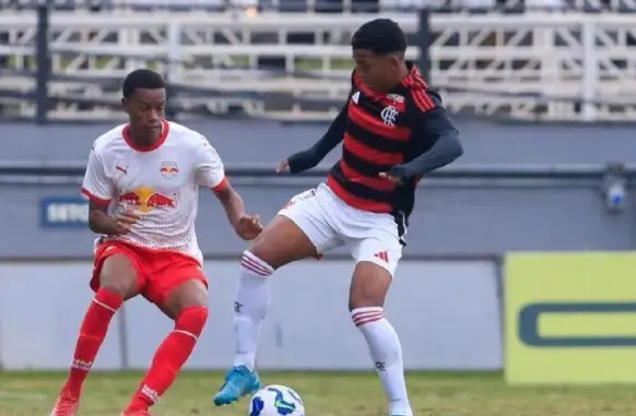 Flamengo x Brangantino pelo Brasileirão Sub-20 (Foto: Divulgação / Flamengo)