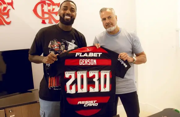 Gerson e José Boto (Foto: Adriano Fontes/Flamengo)