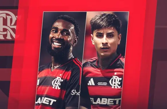Gérson e Pulgar (Foto: Infoesporte / O Globo)