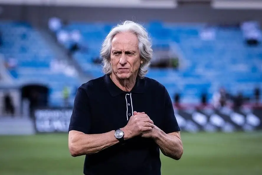 Jorge Jesus no fim da última temporada