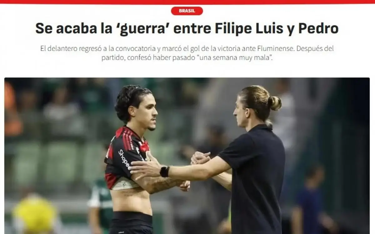 Jornal espanhol destacou os efeitos do Fla-Flu