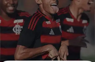 Matheus Gonçalves posta indireta em perfil oficial do Flamengo (Foto: Reprodução / Instagram)