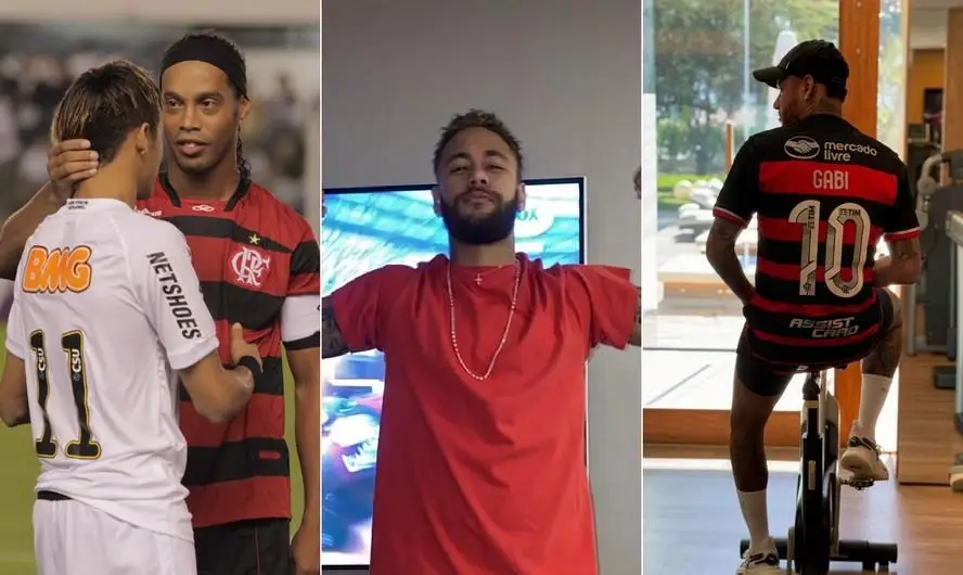 Neymar sempre expôs um desejo de jogar pelo Flamengo