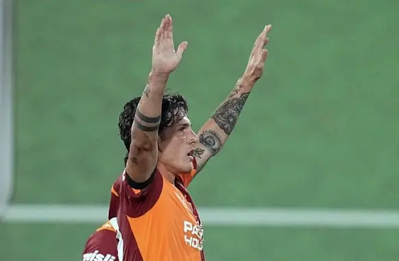Nicolò Zaniolo no Galatasaray, da Turquia (Foto: Reprodução)