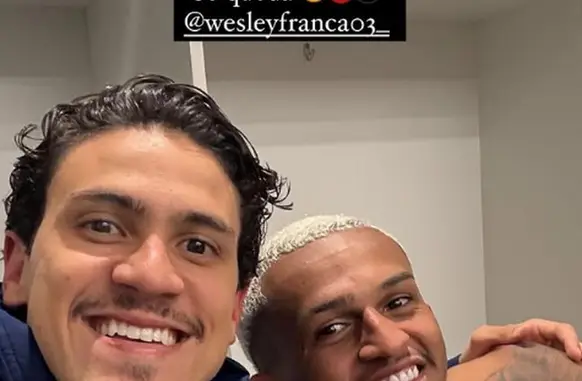 Pedro posta foto ao lado de Wesley (Foto: Reprodução/Instagram)