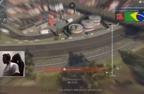 Print de jogo online (Foto: Reprodução rede X)