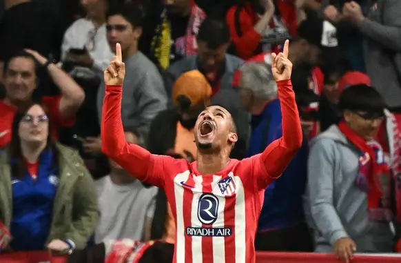 Samuel Lino, do Atletico de Madrid (Foto: JAVIER SORIANO / AFP)