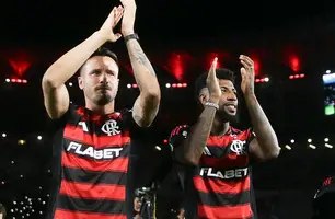 Saúl e Emerson Royal (Foto: Flamengo)