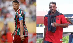 Thiago Silva parabeniza Danilo do Flamengo pelo aniversário