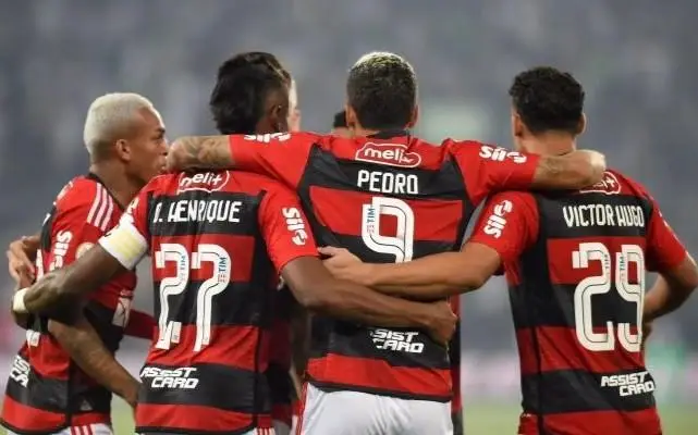 Victor Hugo, Pedro, Wesley e Bruno Henrique