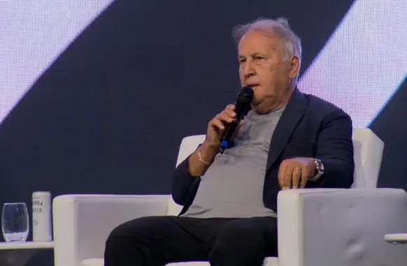 Zico durante evento em Campinas (Foto: Alex Cardim/ EPTV)