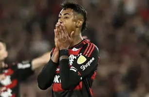 Bruno Henrique na partida entre Flamengo e Inter (Foto: André Durão)