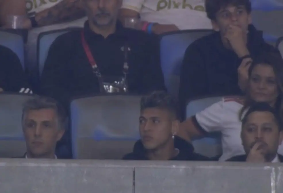 Carrascal no Maracanã em Flamengo x Atlético-MG