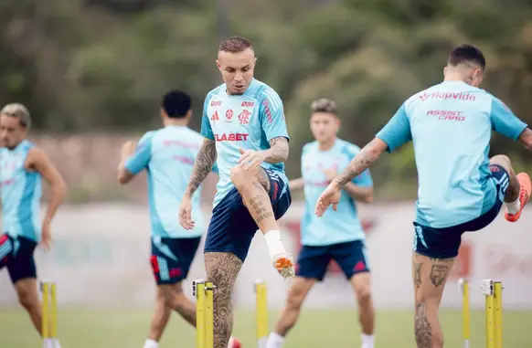 Everton Cebolinha encerrou jejum (Foto: Adriano Fontes/Flamengo)